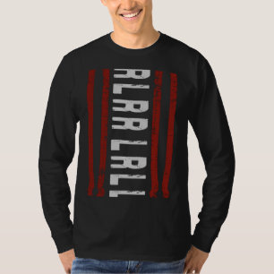 Paradiddle RLRR LRLL Drum Sticks Men Women Drum St T-Shirt