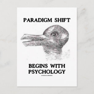 Paradigm Shift Begins With Psychology Postcard