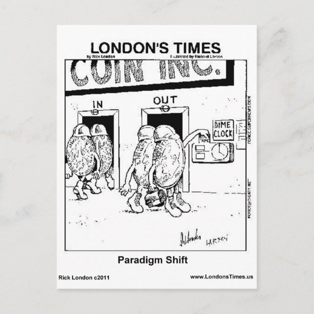 Paradigm Shift Funny Gifts Mugs Tees Cards Etc. (Front)