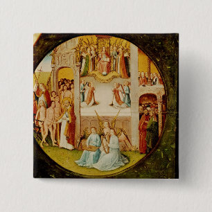 Paradise 15 Cm Square Badge