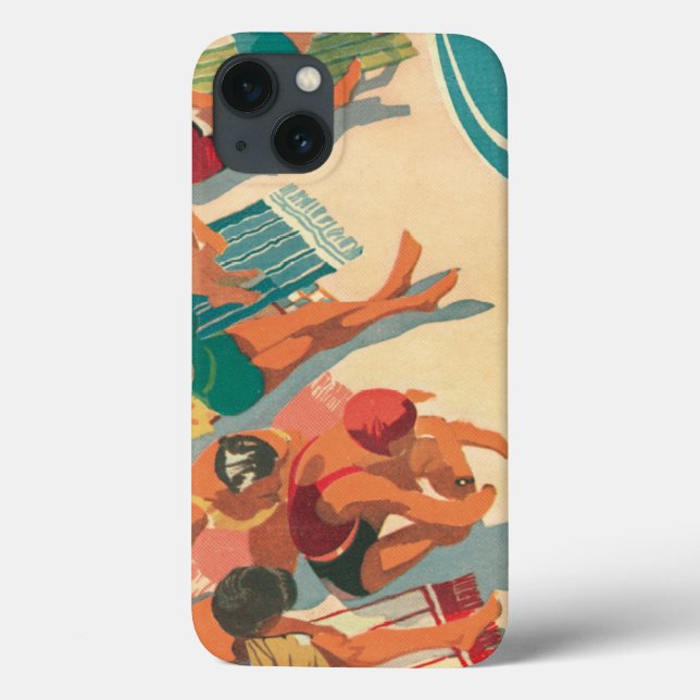 Paradise Beach Club Case-Mate iPhone Case (Back)