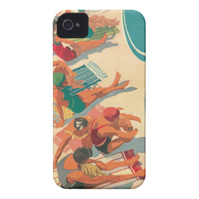 Paradise Beach Club Case-Mate iPhone Case (Back)