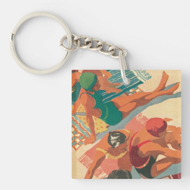 Paradise Beach Club Key Ring (Front)
