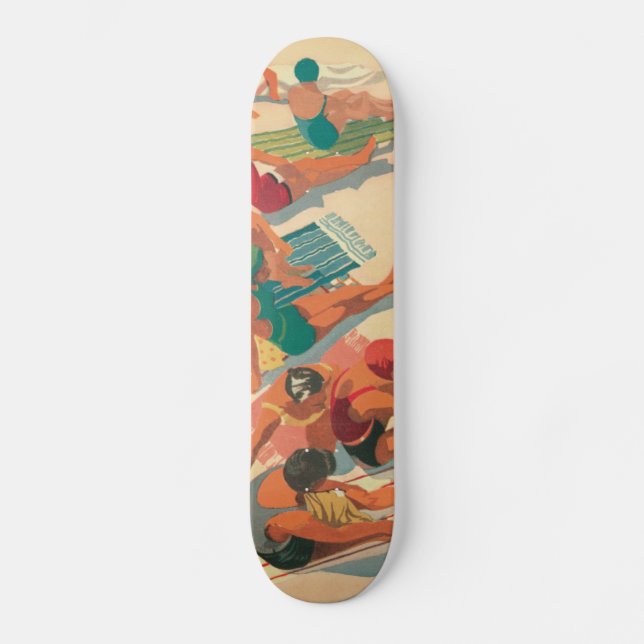 Paradise Beach Club Skateboard (Front)