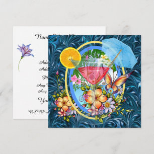 Paradise Beach Cocktail Invitation