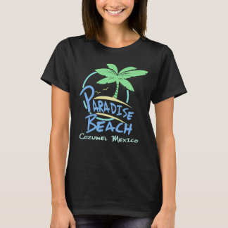 Paradise Beach Cozumel Mexico Cruise Vacation T-Shirt
