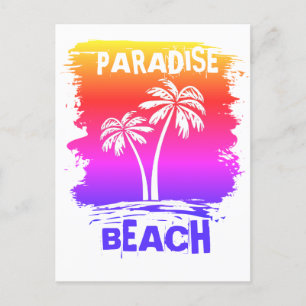 Paradise Beach Life Is Good Postcard