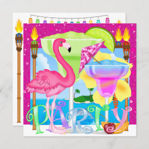Paradise Beach Party / Luau Invitation