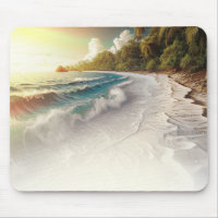 Paradise Beach Sunset Rustic Coastal