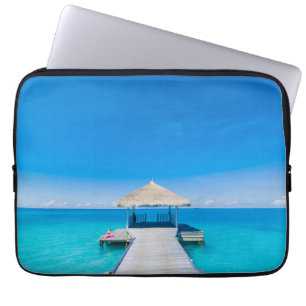 Paradise Beach   Tropical Resort, Maldives Laptop Sleeve