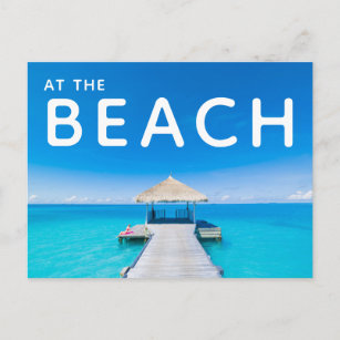 Paradise Beach   Tropical Resort, Maldives Postcard