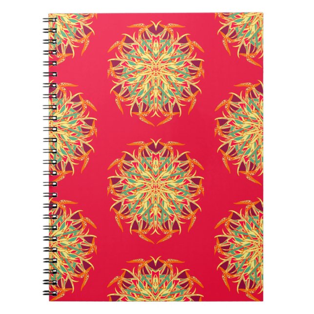 Paradise Bird Orchid  Notebook (Front)