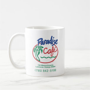 Paradise Cafe coffee mug