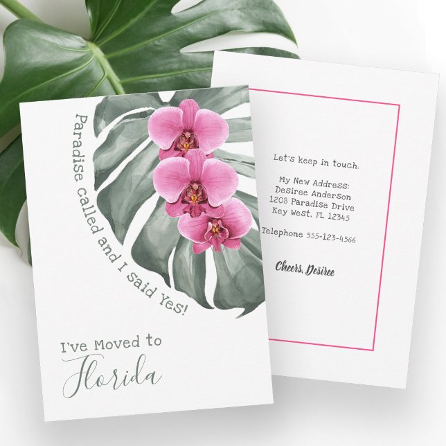 Paradise Called Tropical Orchids I've Moved Announcement (Creator Uploaded)