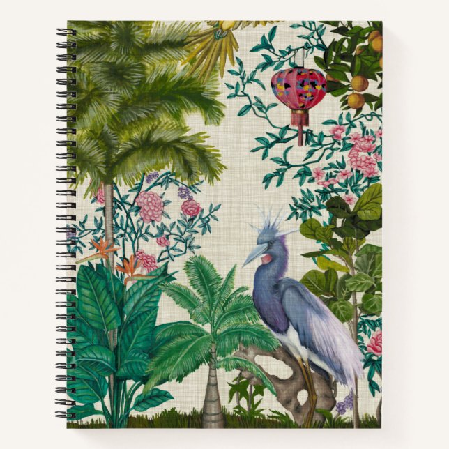 Paradise Chinoiserie Notebook (Front)