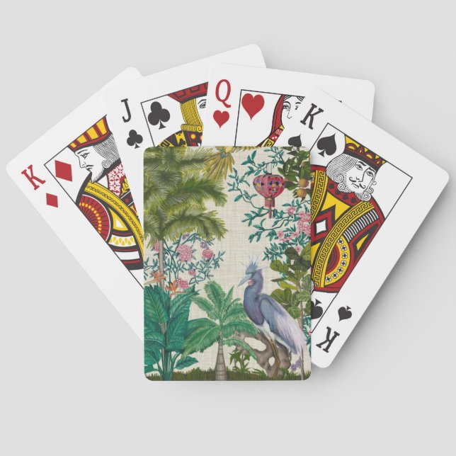 Paradise Chinoiserie Playing Cards (Back)
