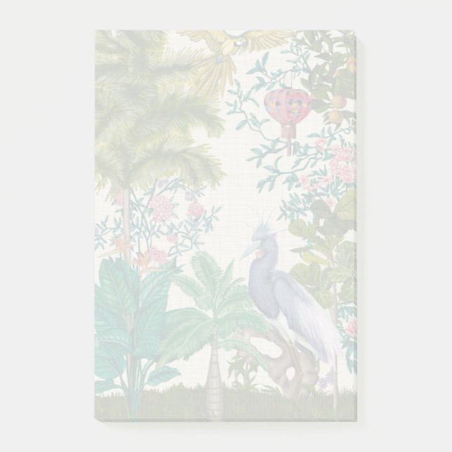 Paradise Chinoiserie Post-it Notes (Front)