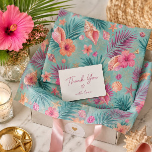 Paradise Cove Vibrant Seashells Tissue Paper