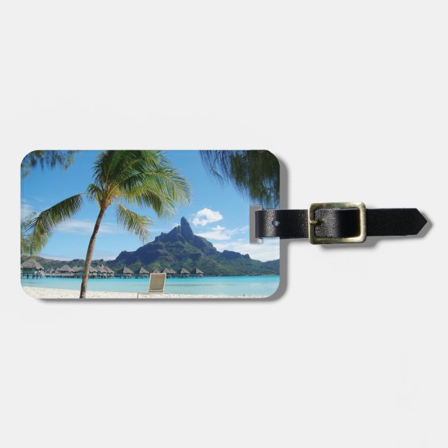 Paradise Does Exist Luggage Tag (Front Horizontal)