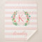 Paradise Floral and Stripes Monogram
