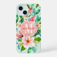Paradise Floral Watercolor Monogram