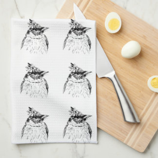 Paradise Flycatcher Dishtowel Tea Towel