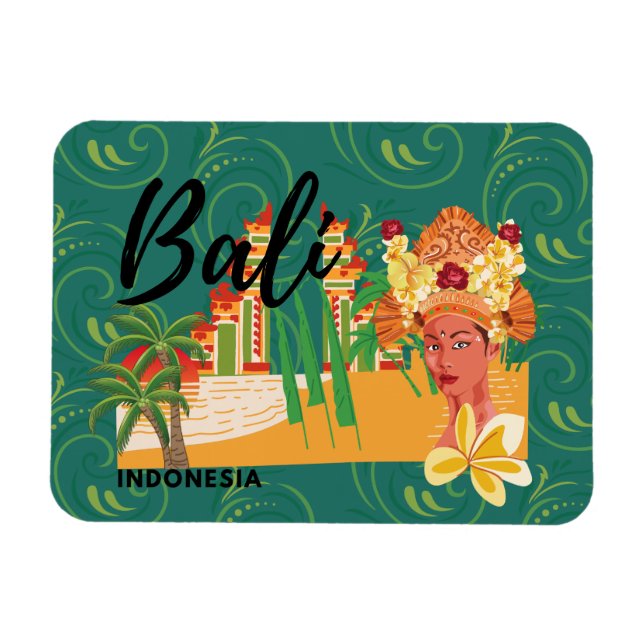 Paradise Found Bali Photo Magnets (Horizontal)