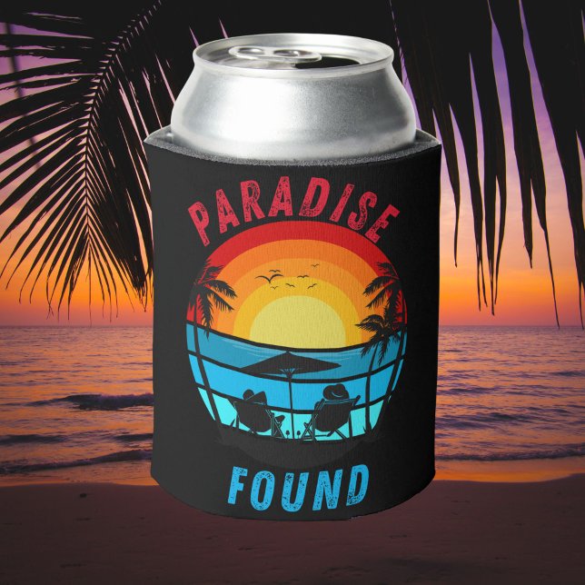 Paradise Found  | Tropical Beach Escape  Can Cooler (Creator Uploaded)