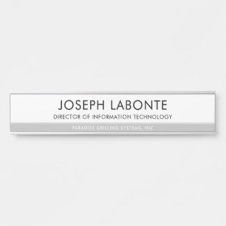 Paradise Grills Custom Wall Nameplate