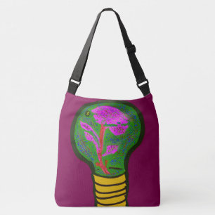 Paradise in a Light Bulb Crossbody Bag