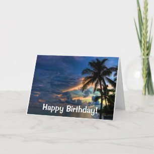 Paradise is where you are Birthday Card