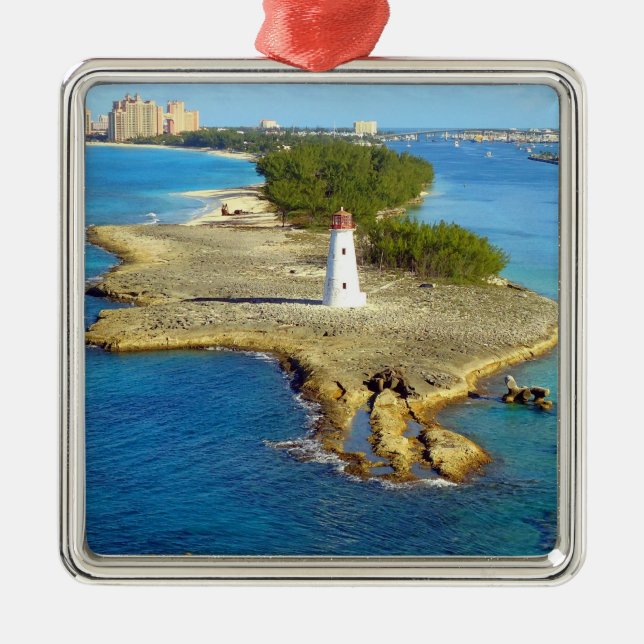 Paradise Island Light Metal Tree Decoration (Front)