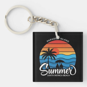Paradise Island Santa Monica Beach-35307 Key Ring