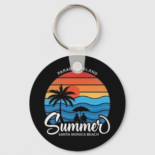 Paradise Island Santa Monica Beach-35307 Key Ring