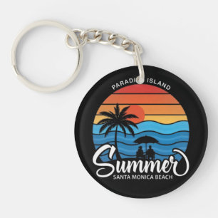 Paradise Island Santa Monica Beach-35307 Key Ring
