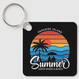 Paradise Island Santa Monica Beach-35307 Key Ring