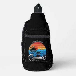 Paradise Island Santa Monica Beach-35307 Sling Bag