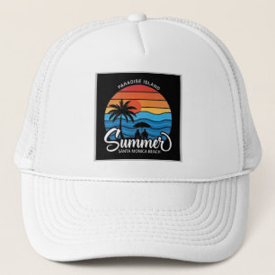 Paradise Island Santa Monica Beach-35307 Trucker Hat