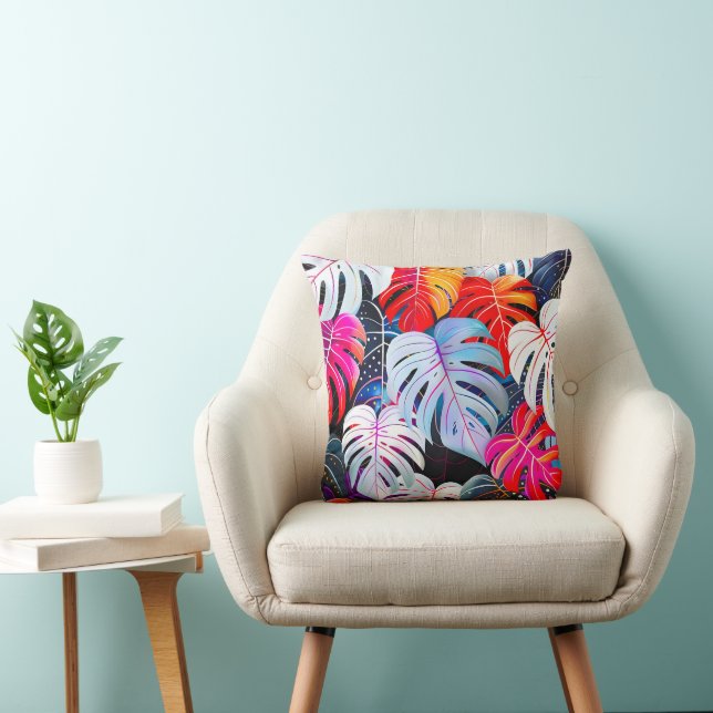 Paradise Jungle Tropical Foliage Cushion (Chair)