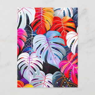 Paradise Jungle Tropical Foliage Holiday Postcard
