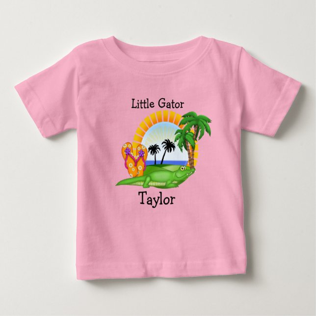 Paradise Little Gator - SRF Baby T-Shirt (Front)