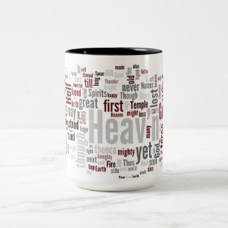 Paradise Lost Book I Two-Tone Coffee Mug