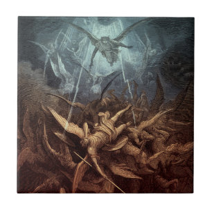 Paradise Lost: Fall Of The Rebel Angels Ceramic Tile