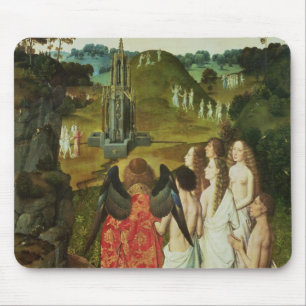 Paradise of the Symbolic Fountain Mouse Pad