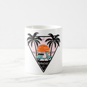Paradise on wheels coffee mug
