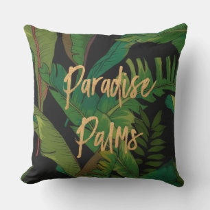 Paradise Palm Hawaiian Reversible- Multi coloured Cushion