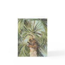 "Paradise Palm" Notecard