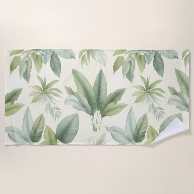 Paradise Palms Beach Towel (Front)
