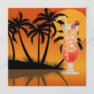 Paradise PARTY / Luau - SRF Invitation