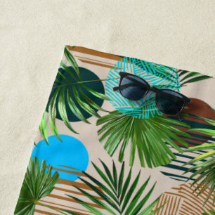 Paradise Plants Hawaiian Pattern Beach Towel